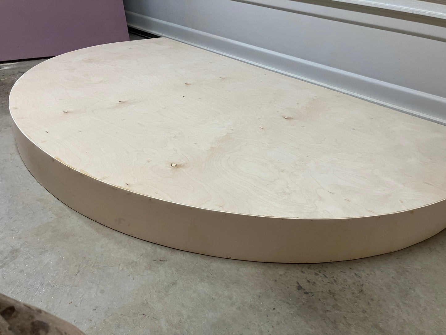 Semi-Circular Wooden Podium/Stage