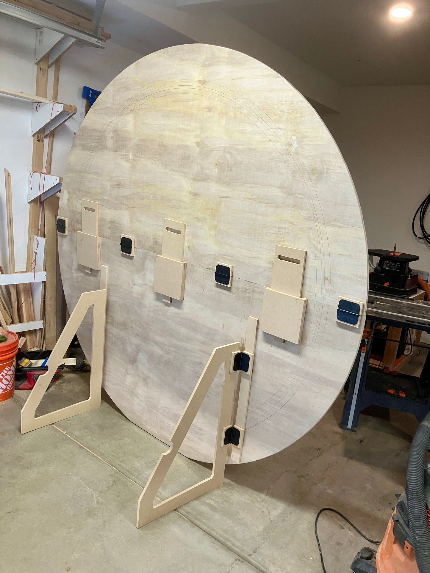 Oversized Wooden Backdrop