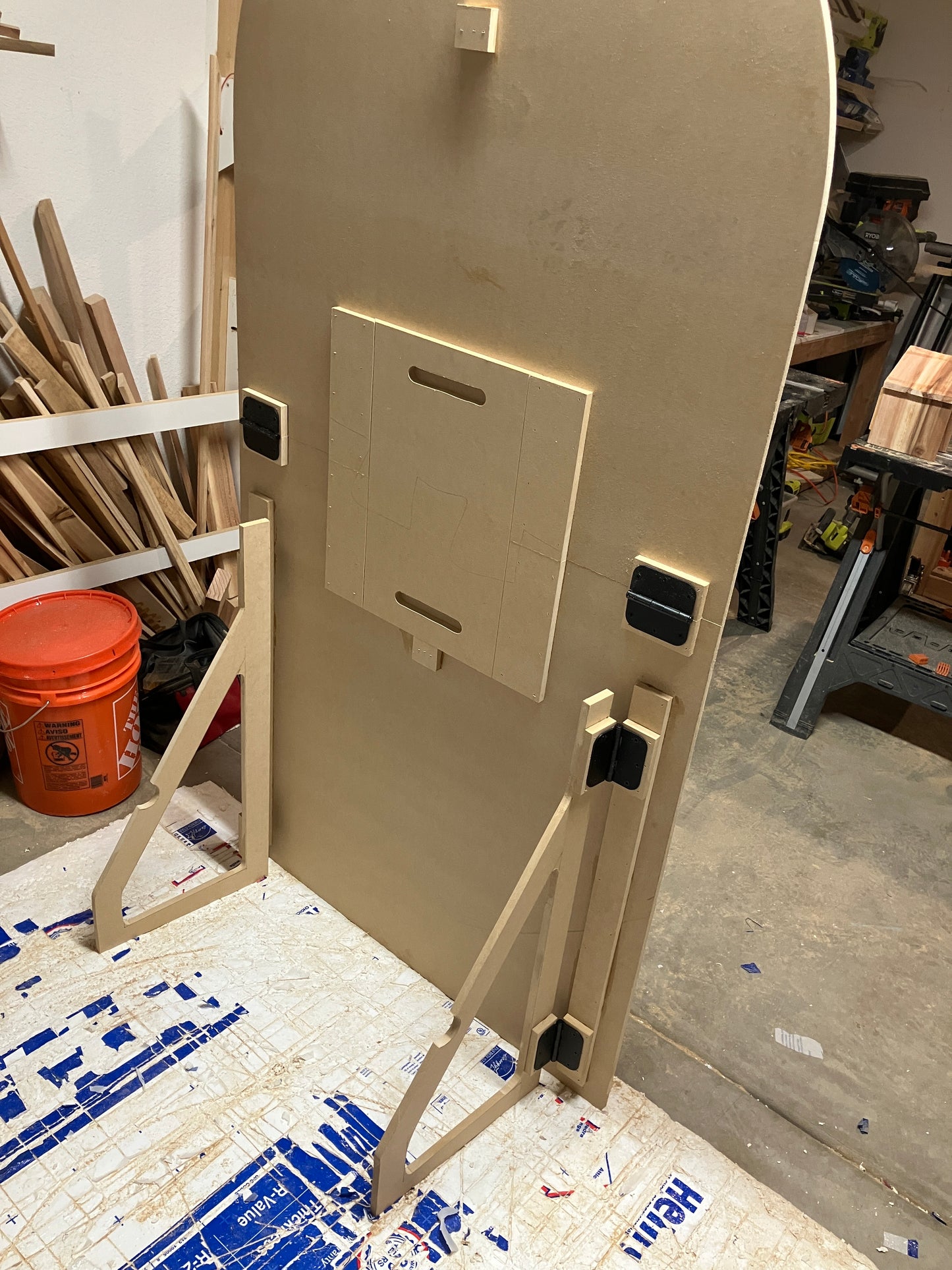 Wooden Half Ripple Backdrop