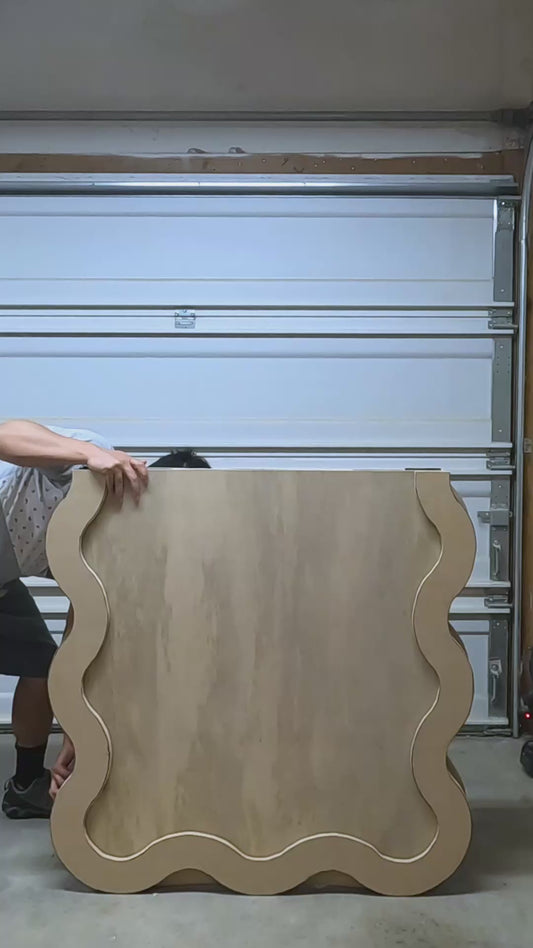 Wooden Wavy Backdrop